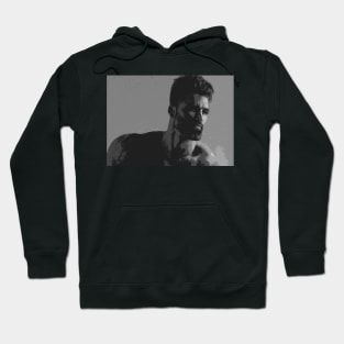 Giga chad painting Hoodie